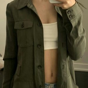 Shacket / shirt jacket in size small